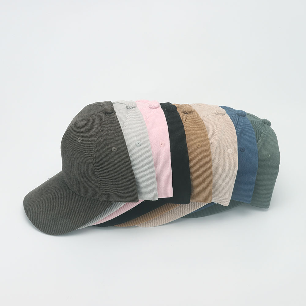 Gorra de béisbol de pana para mujer, sombrero Retro de Color sólido para papá, sombreros de Otoño Invierno para hombres y mujeres, Unisex, informal, mantiene el calor, ala curva
