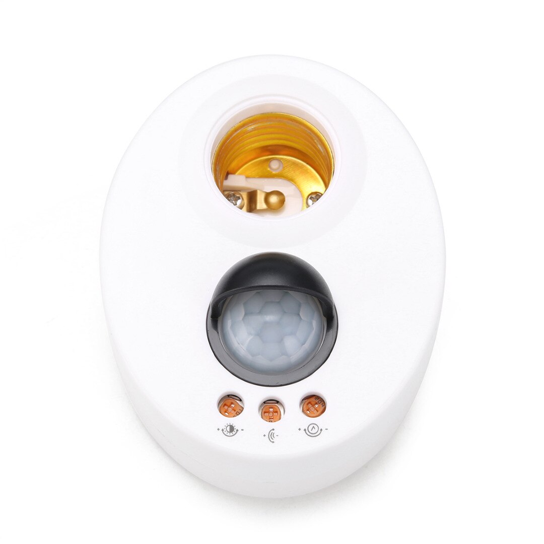 E27 infrarood houder schakelaar bewegingssensor plafondlamp kop instelbare vertraging wandlamp lamphouder schakelaar lichtvoet