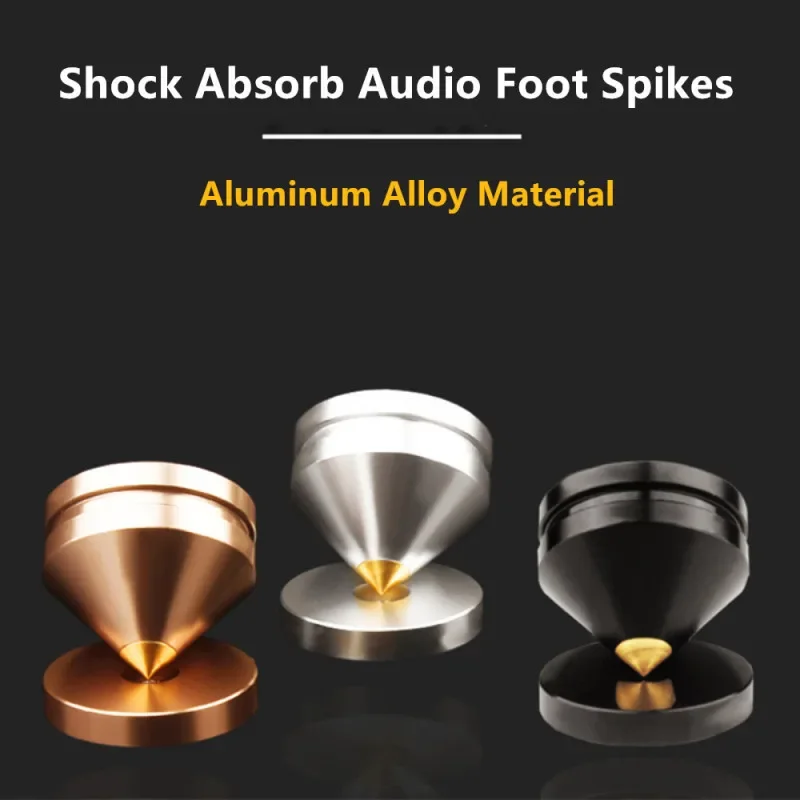 Hifi Lautsprecher Spikes Stehen Füße Pad Audio- Fuß Kegel Boden Nagel Aluminium Legierung Für CD Schrank Verstärker Computer Subwoofer Stativ