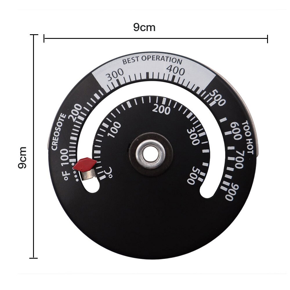 Magnetische Holz Herde Thermometer Kamin Fan Herde Thermometer mit Sonde Hohe Empfindlichkeit Grill Ofen Temperatur Meter