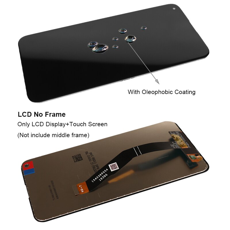 Alkuperäinen näyttö huawei honor 9c lcd näyttö kosketusnäyttö digitoija kokoonpano for honor 9c lcd aka -l29 näytön vaihto