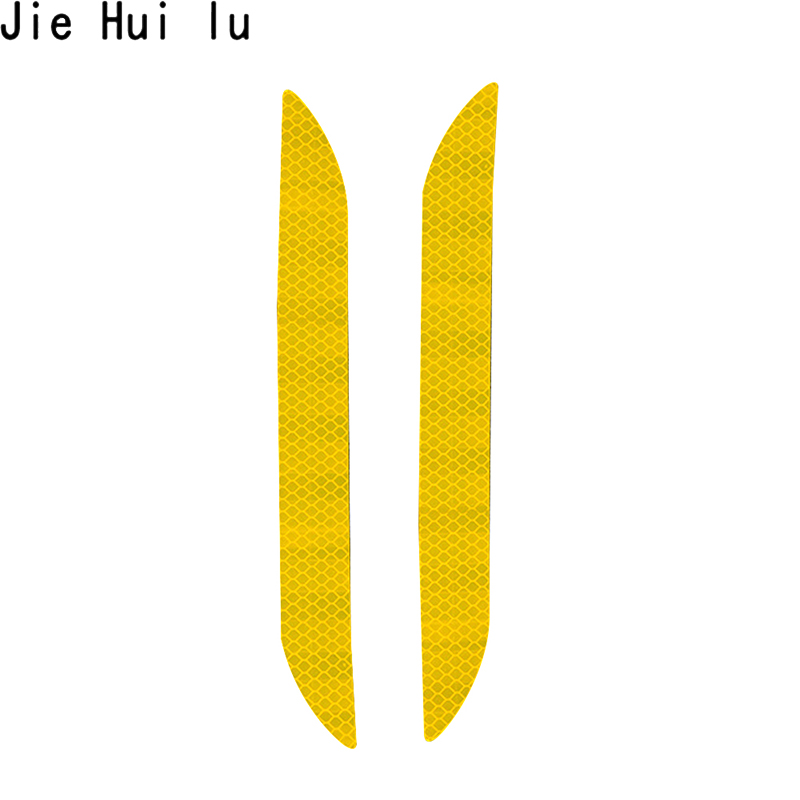 Car Reflector Sticker Car Exterior Accessories Adhesive Bumper Reflective Tape Reflex Exterior Warning Strip Protect Car Body