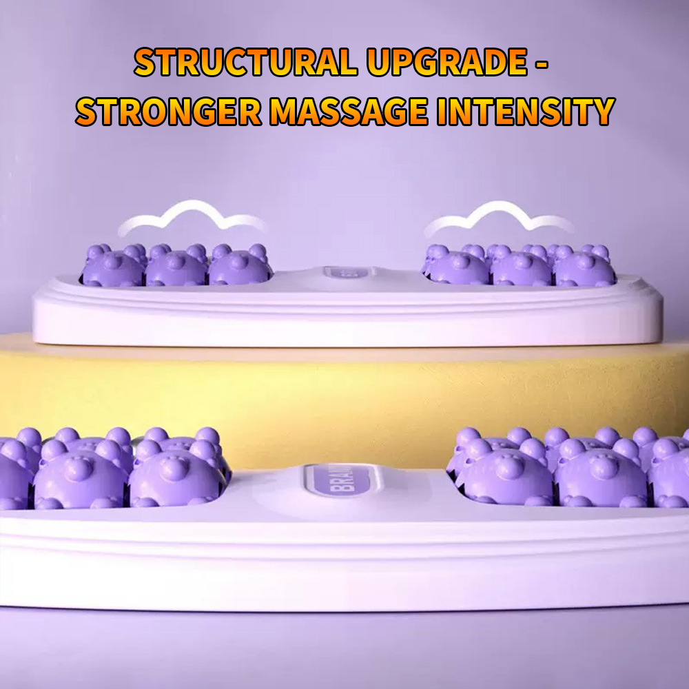 1 foot massager, no battery required, 4 rows of rollers, acupressure massage and relaxation, suitable for daily home foot massag