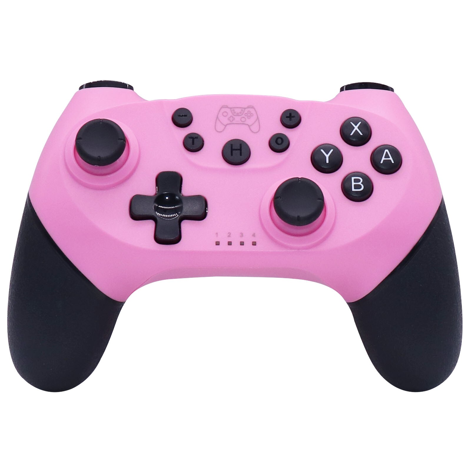 Bluetooth Pro Gamepad für N-Schalter NS-Schalter NS Schalter Konsole Wireless Gamepad Video Spiel USB Joystick Controller mit 6-Achse: pink