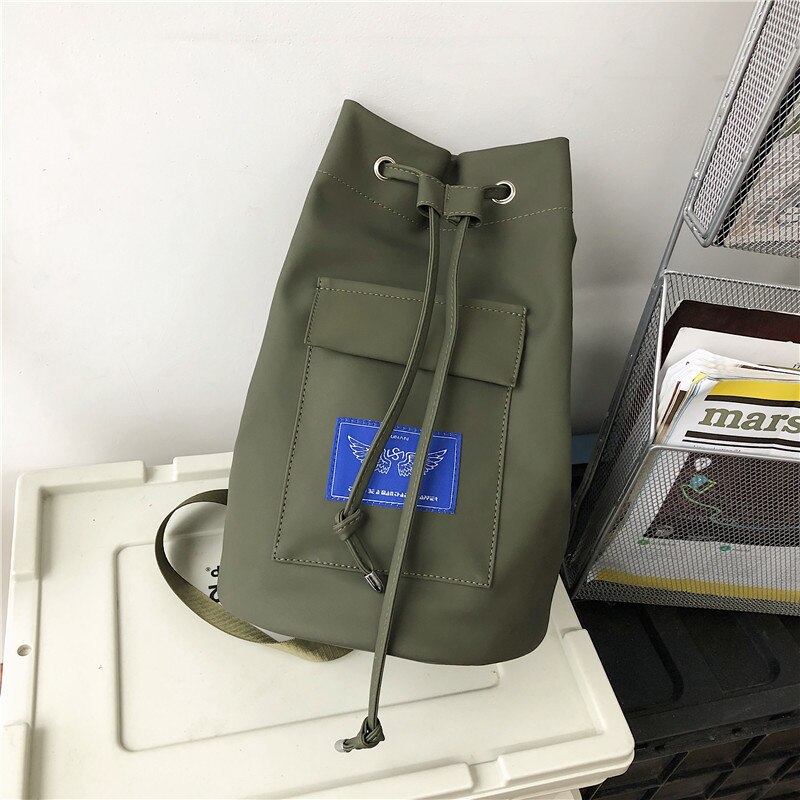 Shoulder Bag Canvas Bag Girl Shoulder Bag Chest Bag Couple Prevalent Brand Large Capacity Casual Messenger Bag Korean: Green