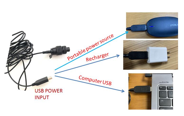 Storz – endoscope olympus dynamique, source de lumière portable, lampe orl avec câble d'alimentation USB