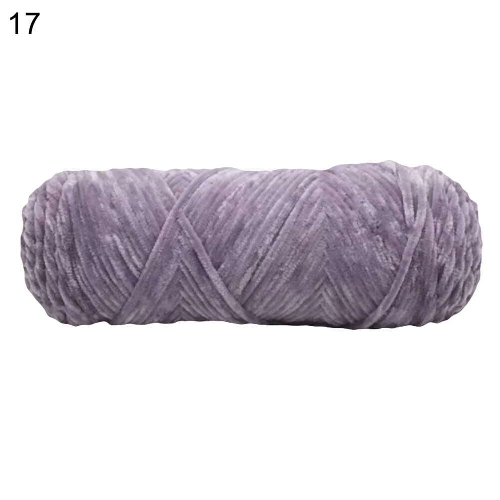100g Chenille doux bébé tricot Crochet péritel chapeau laine fil photographie accessoire: 17