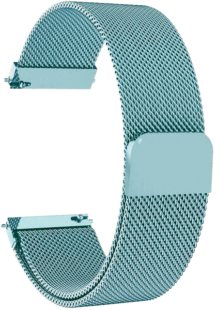 Banda milanesa de 20mm/22mm para Amazfit GTS/2/2e/3/4/GTS2 Mini/GTR 42mm/47mm/GTR2/3/4/Pro stratos pulsera de Metal Amazfit bip
