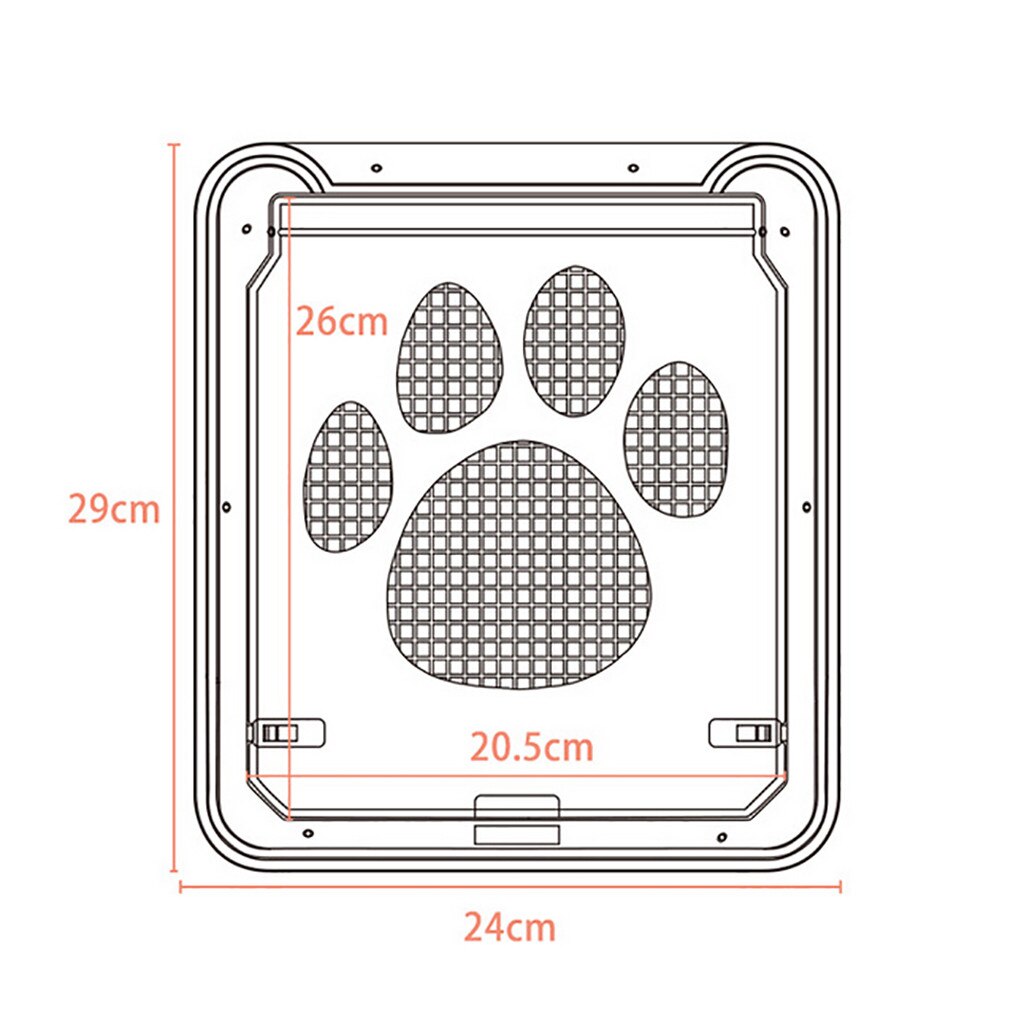 Zamykane drzwi dla psa, kota, kociaka, klapa zabezpieczająca, nylonowa siatka, śchłopak stopy zwierzęcia, bramka dla psa, małe zwierzę, kot, placki, artykuły dla zwierząt
