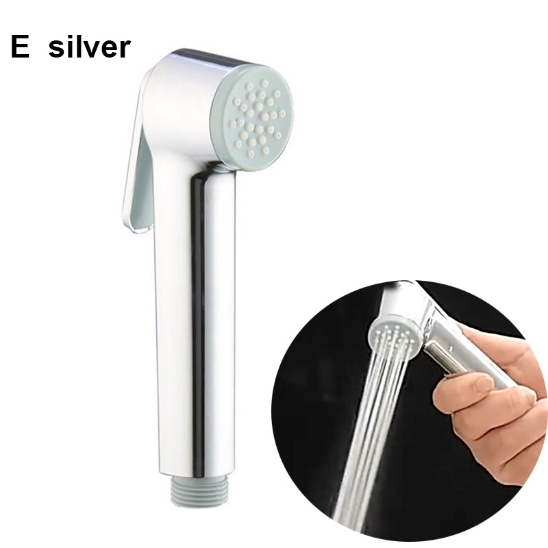 7 arten selbst sauber Handheld Bad Bidet Dusche Kopf Wc Sprayer Wasserhahn Spritzpistole ABS wasser schlauch rohr für waschen wc sitz c: Licht Grün