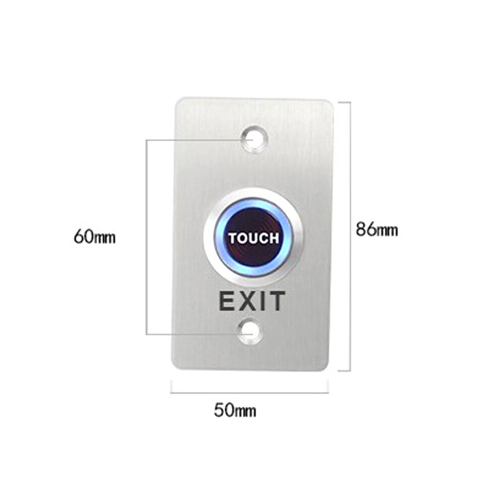Bouton de sortie à capteur infrarouge, étanche IP68, sans contact, en acier inoxydable 304, système de contrôle d'accès: ST850