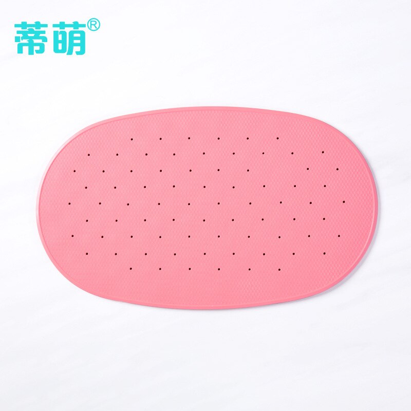 Extra Lange Badmat Massage 42X25CM Veiligheid Douche Bad Matten Antislip Badkamer Vloermat voor Kinderen bad antislip mat: Roze