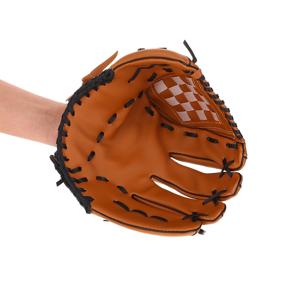 Outdoor Sport Twee Kleuren Honkbal Handschoen Softbal Praktijk Apparatuur Grootte 11.8 Inch Linkerhand Voor Volwassen Man Vrouw Trein