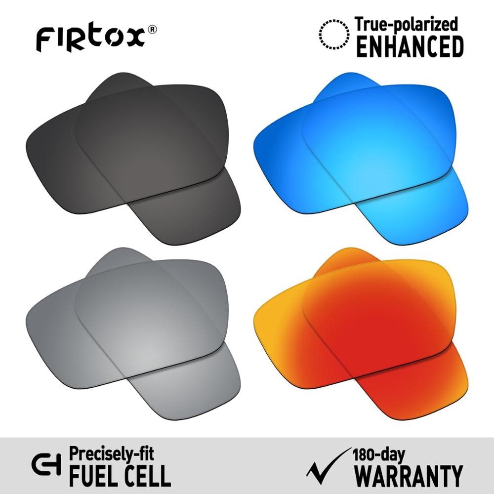Firtox True UV400 Polarized Lenses Replacement for-Oakley Fuel cell OO9096 Sunglasses (Compatiable Lens Only) - Multiple Colors: BlackTitaniumRedBlue