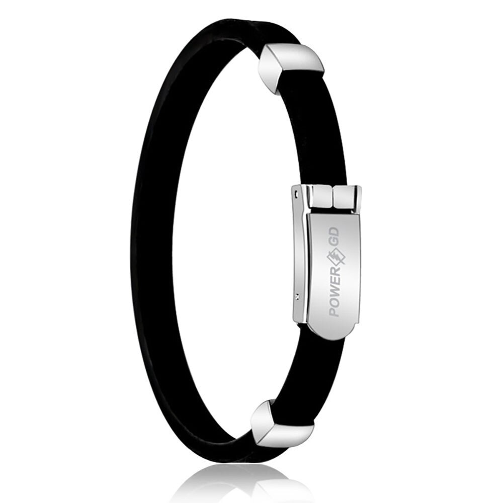 Sport Silikon Anti-Statische Power Armband Frauen Männer Einstellbare Negative Ionen Armbänder Erwachsene Jugendliche Magnet Armreifen Außen: 4