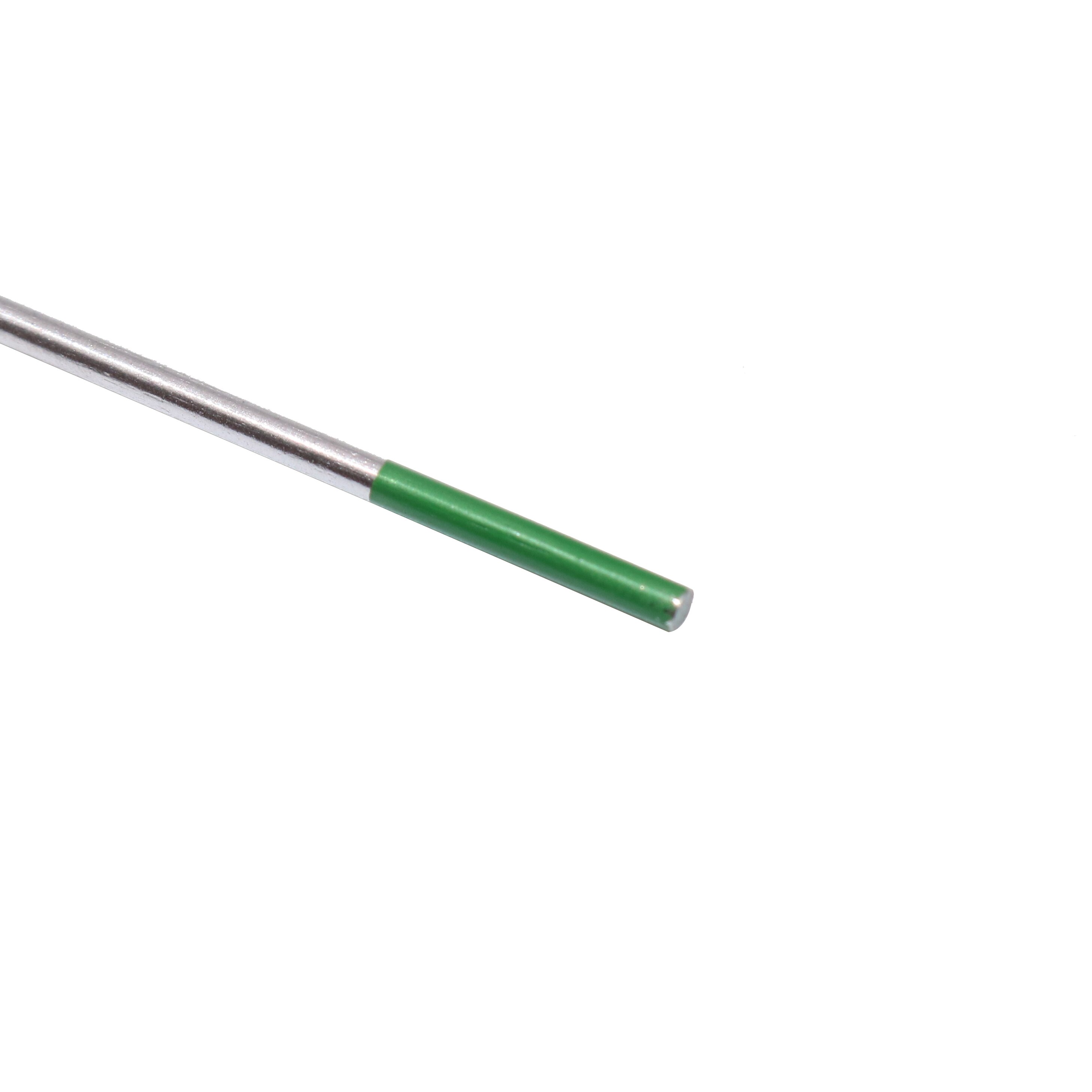 10 X Tig Wolfraam Elektrode 1.0 1.6 2.4 3.0 3.2 4.0Mm Pure Tungsten Wp Groen Productie Supply