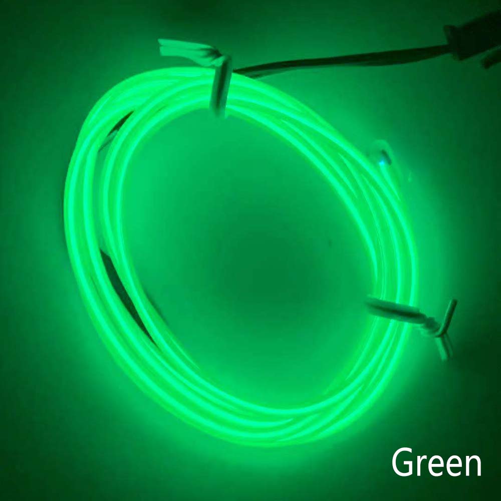 Neon Licht Naaien Rand EL Wire Led Dance Party Decor Auto Lichten Neon LED lamp Flexibele Touw Buis LED Strip decoratie 3 V/5 V/12 V
