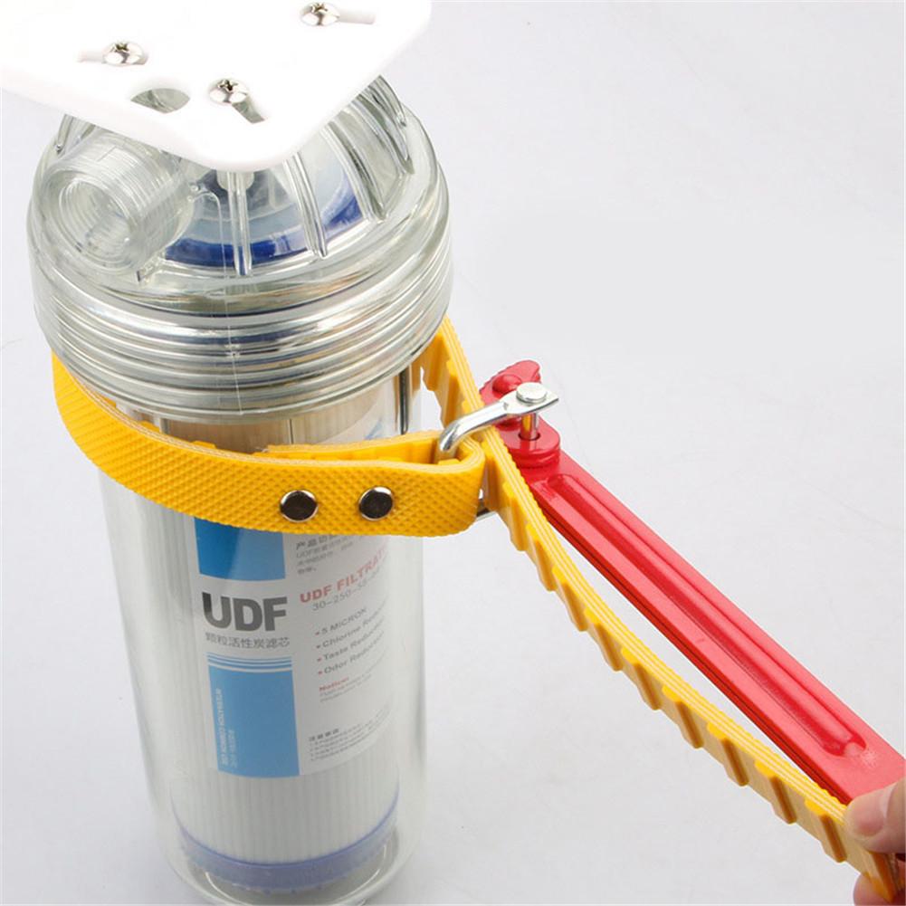 1PC Car Belt Wrench Oil Filter Strap Spanner Chain Oil Filter Cartridge Disassembly Tool Car Repair Tool