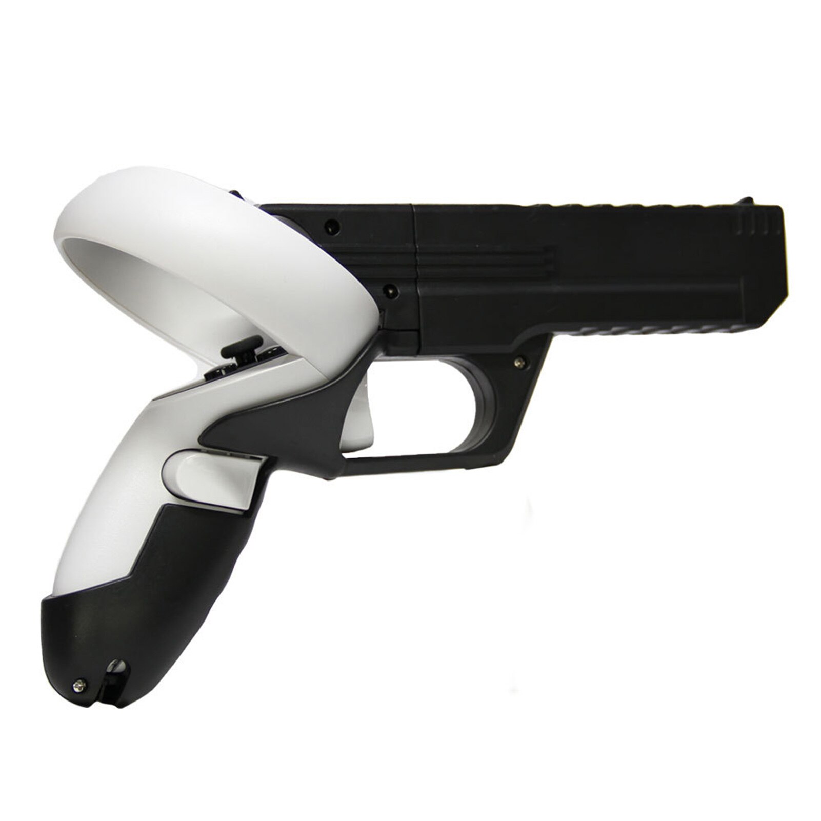 VR Controller Handle Sturdy Shooting Handle Holder Black White VR Controller Handle For Oculus Quest 2VR Virtual Reality Headset
