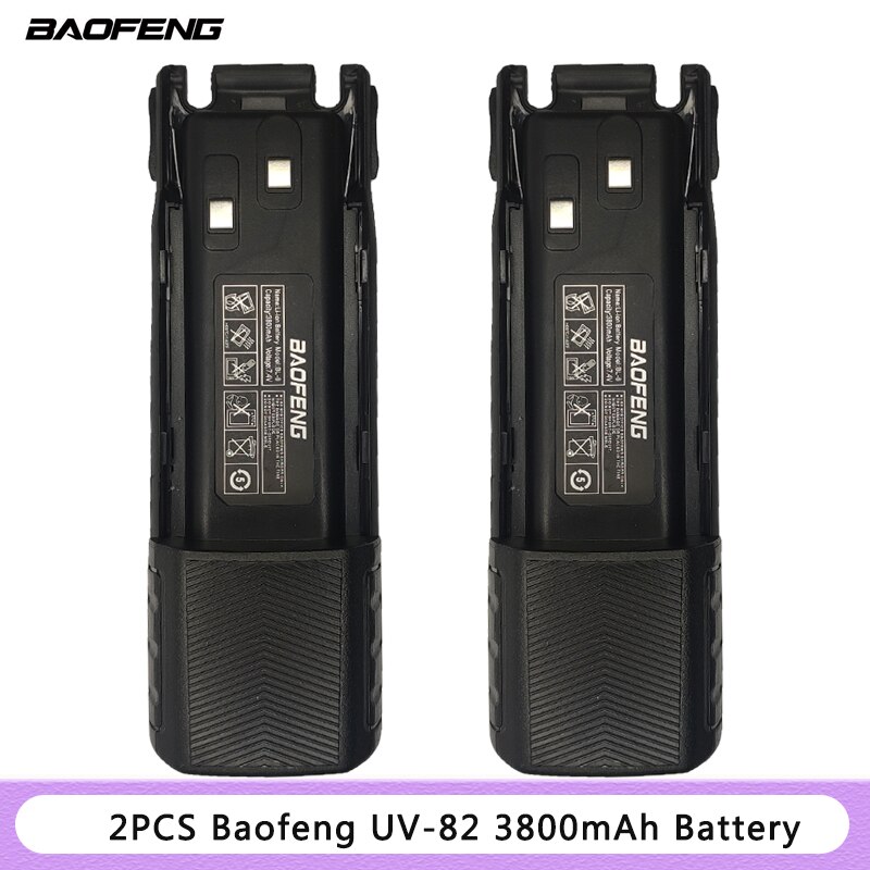 Baofeng UV 82 Walkie Talkie BL-8 Battery for UV-82 2800mAh/3800mAh Battery for UV-8D UV-89 UV-82HP UV-82HX UV-82 Plus Battery: Camo