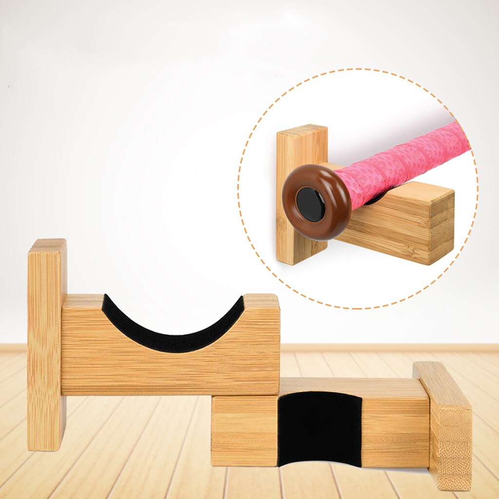 Bate de béisbol pantalla Rack colgador Rounders de Hockey Stick soporte