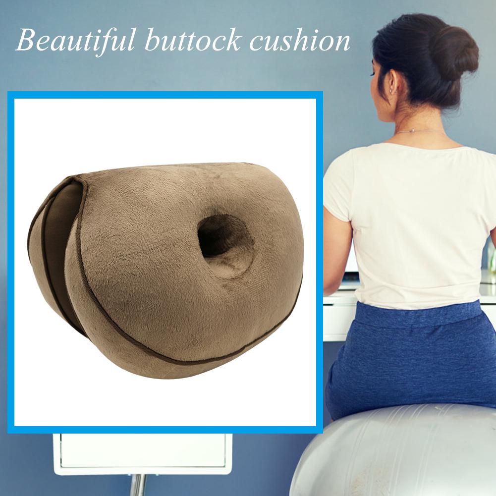 Double confort orthopédique coussin bassin oreiller ascenseur hanches siège multifonction pour le soulagement de la pression