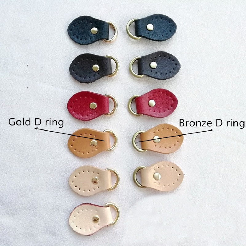 Petite taille 4.5*2.5cm cuir sac boucles avec D anneau bricolage sac à la main bagages accessoires 10 pièces/lot