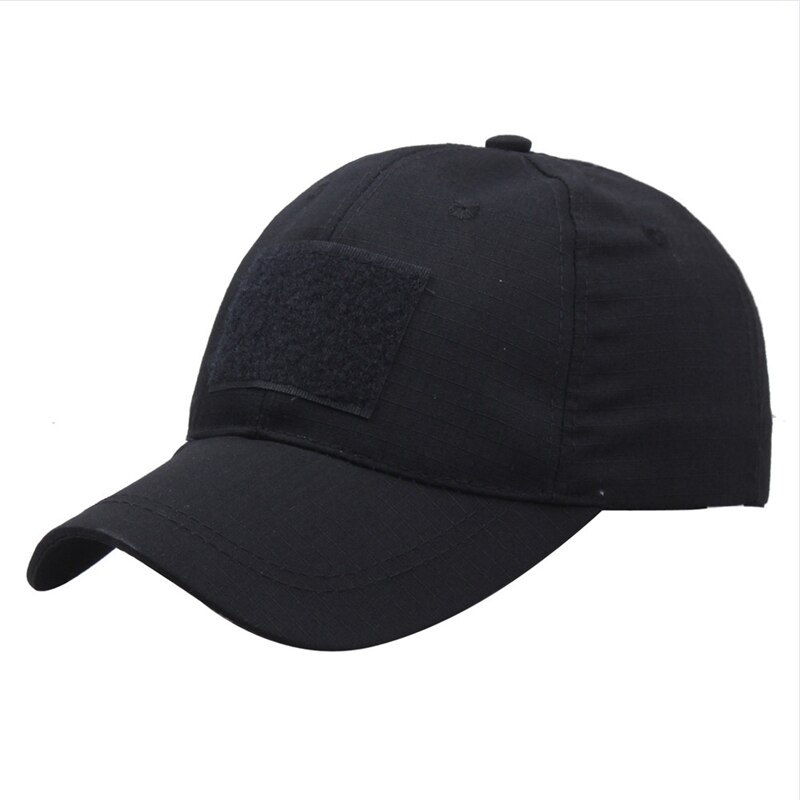 Unisex Men Women Solid Color Patch Adjustable Baseball Cap Velcro Cap Outdoor Sun Hat Snapback Hat Streetwear: BK