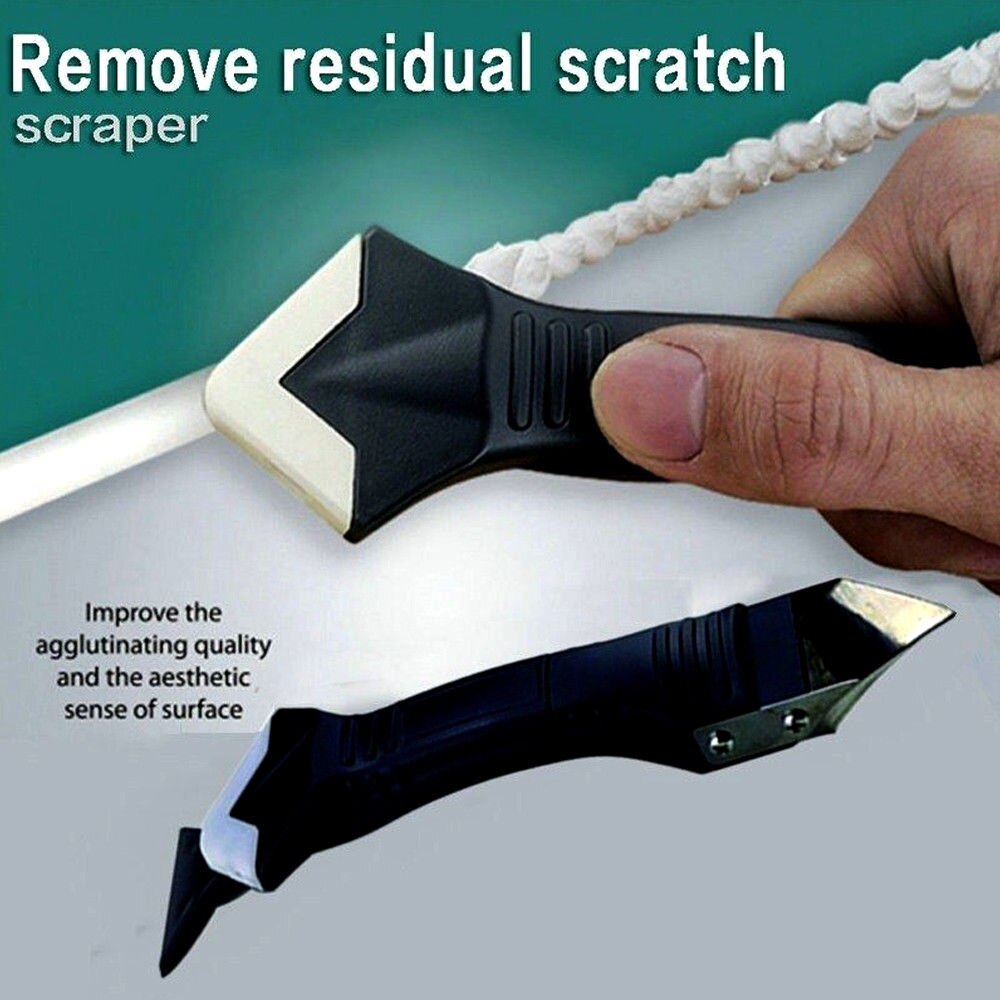 5 in 1 Window Floor Tile Silicone Remover Tool Caulk Finisher Sealant Smooth Cleaning Glue Scraper Grout Kit For Home Tools