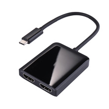 Ouhaobin USB C Hub Adapter Type C 3.1 naar DP HDMI Adapter Type-C Kabel Dual Display Port Hub converters