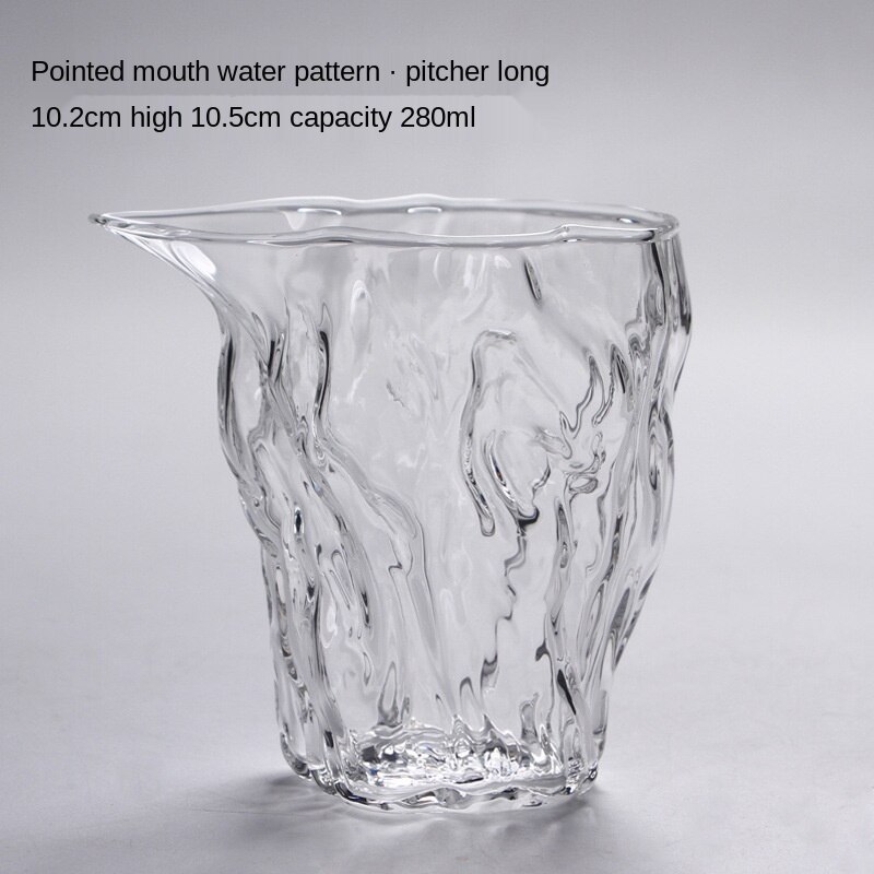 Ensemble de passoire à thé en verre, pichet épais résistant à la chaleur, tasse à thé, ustensiles à thé, infuseur à thé: pitcher A