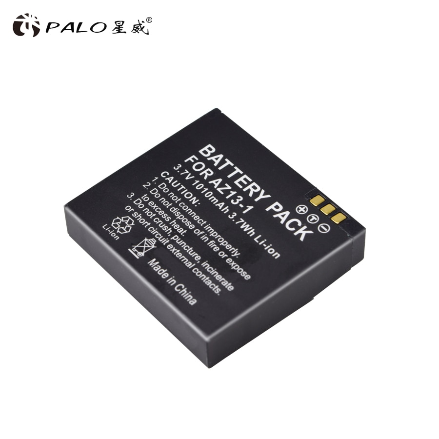 AZ13-1 1010mAh Battery with USB Charger for Xiaomi Yi, Action Camera Spare Battery original action camera battery