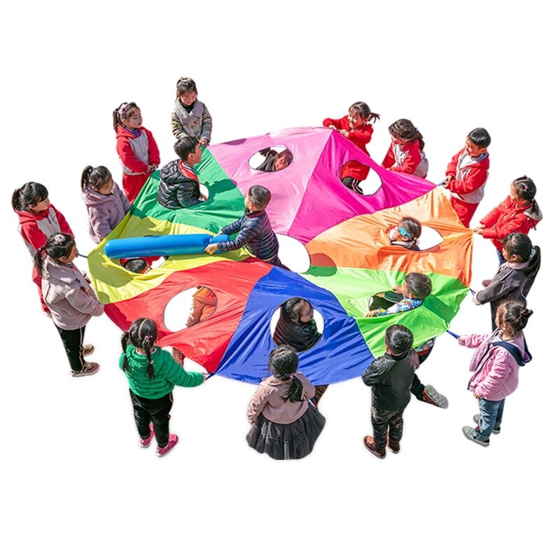 2/3/4/5/6 Meters Kindergarten Whack-a-Mole Rainbow Umbrella Children Interactive Game Props Nursery Sensory Integration Training
