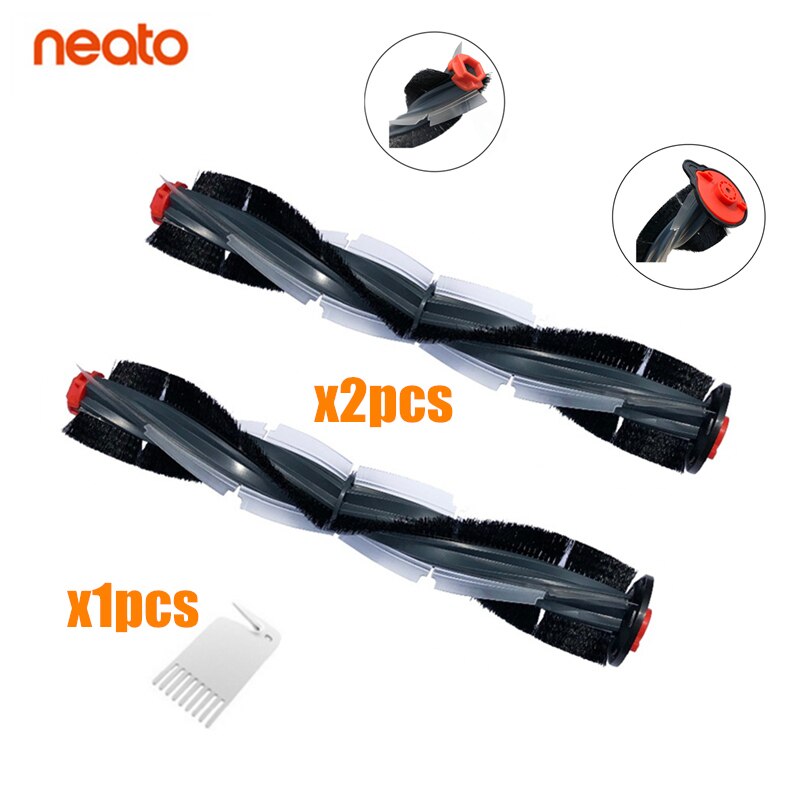 Combo Brush blade brush and bristle brush Beater for Neato Botvac D3 D4 D5 D6 D7 connected D series Vacuum Cleaners kit parts: 3pcs