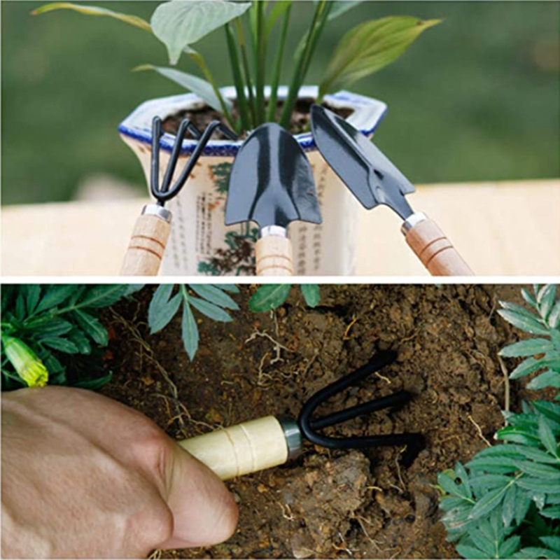10PCS/Set Plant Mini Transplant Tool Kit Planting Bonsai Care Set Garden Hand Tools Mini for Gardening Accessories