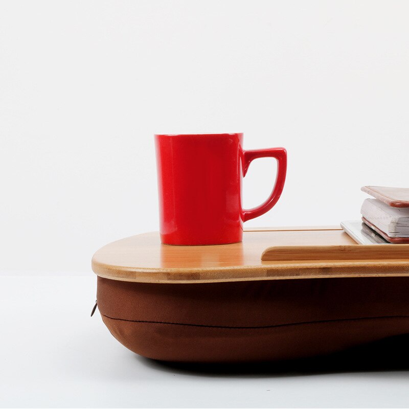 Laptop tafel multifunctioneel dutje kussen natuurlijke computer knie bureau draagbaar comfortabel buiten hoofdsteun kantoor dutje kussen