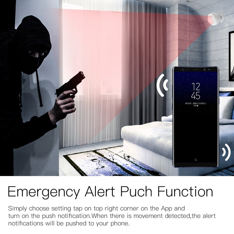 PIR Motion Sensor WiFi Smart Motion Sensor Smart Switch Tuya Smart Leben APP Steuer Arbeit Mit Alexa Google Hause Thermische kamera