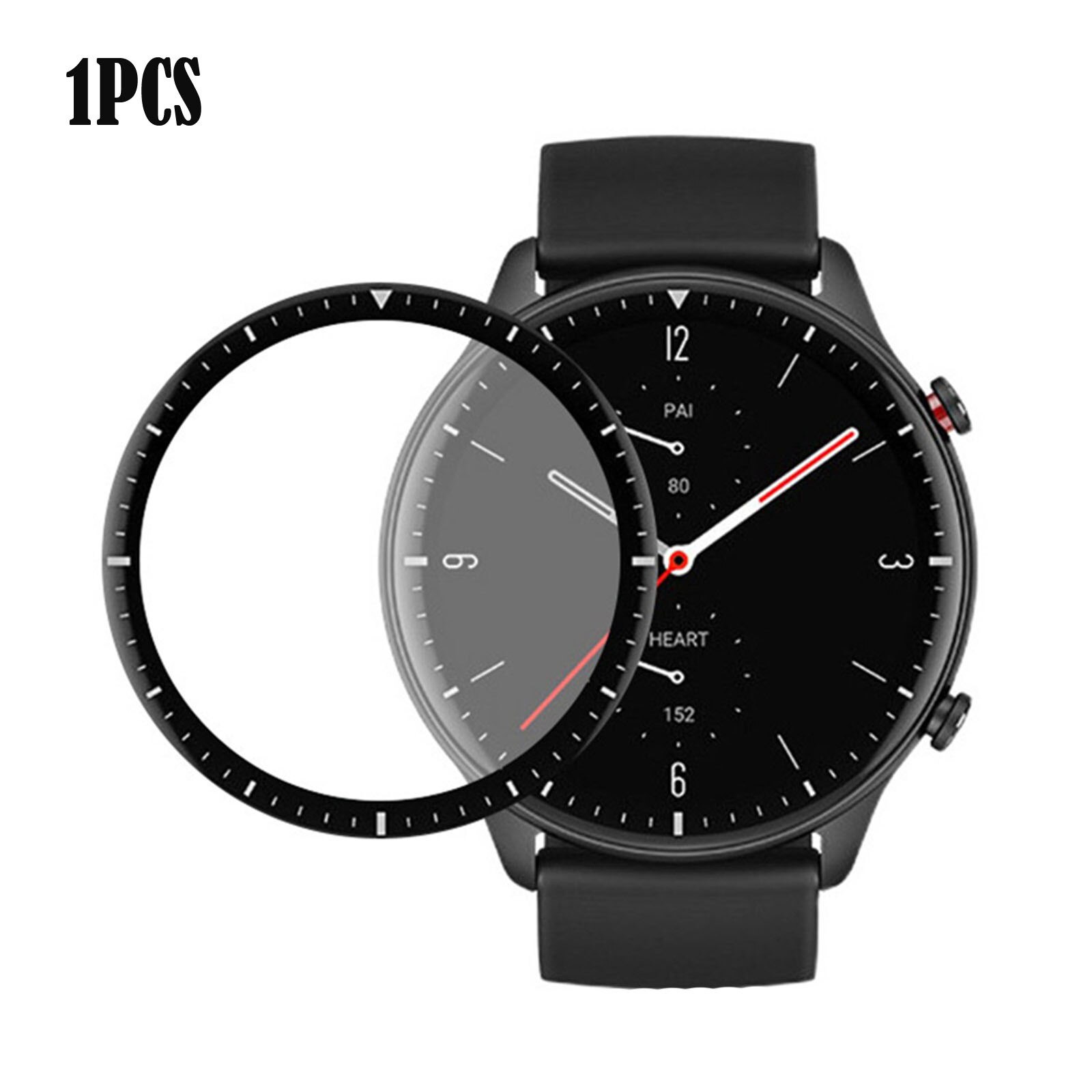 5Pcs Soft Tpu (Geen Glas) beschermende Film Voor Huami Amazfit Gtr2 Horloge Full Screen Protector Cover Gtr 2 Smartwatch Bescherming: 1pc
