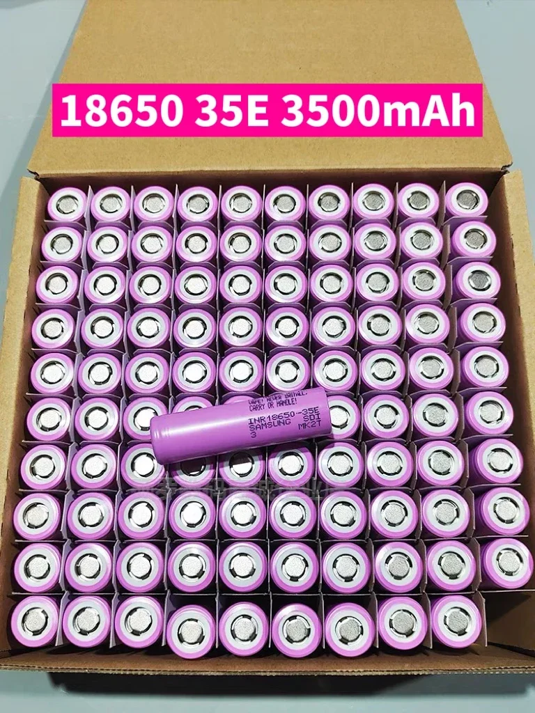 100% Originele 35E 20A Ontlading Oplaadbare Batterij 3500mAh INR18650 35E 1-200pcs Voor Zaklamp batterijen 3.7V Li-Ion Batterij