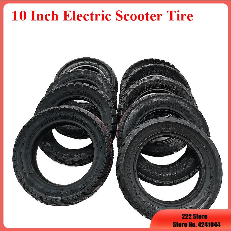 255x80 Electric Scooter Off-road Tire 10x3.0 Thickened Widened Inner Outer Tyres 80/65-6 for Speed Grace 10 Zero 10x KuGoo M4