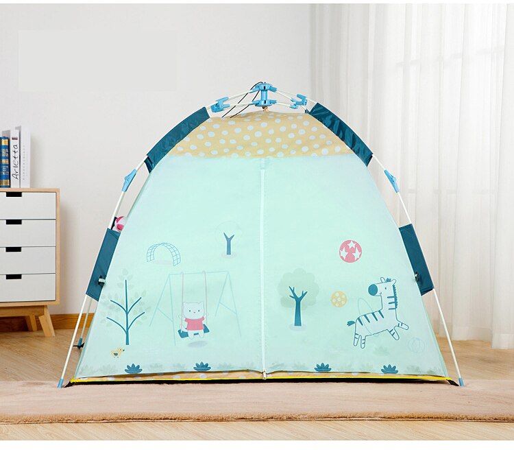 Draagbare Kinderen Speelhuis Speeltent Voor Kinderen Vouwen Kleine Huis Kamer Decoratie Tent Kruipen Tunnel Speelgoed Bal Zwembad Bed tent