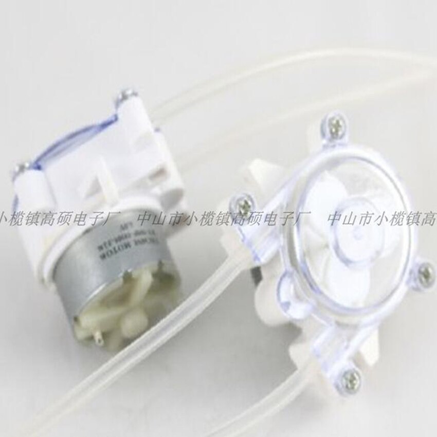1Pc 6V DC DIY Peristaltic Pump Peristaltic Dosage Head Aquarium Lab Pipeline pump