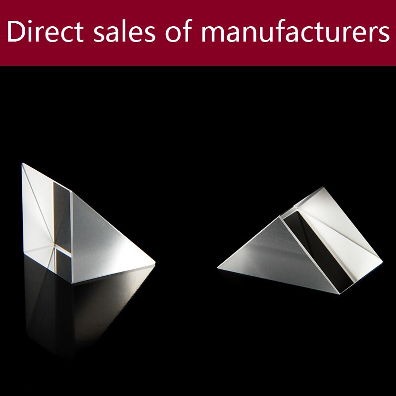 Optical glass triangular prism(10x10x10mm)