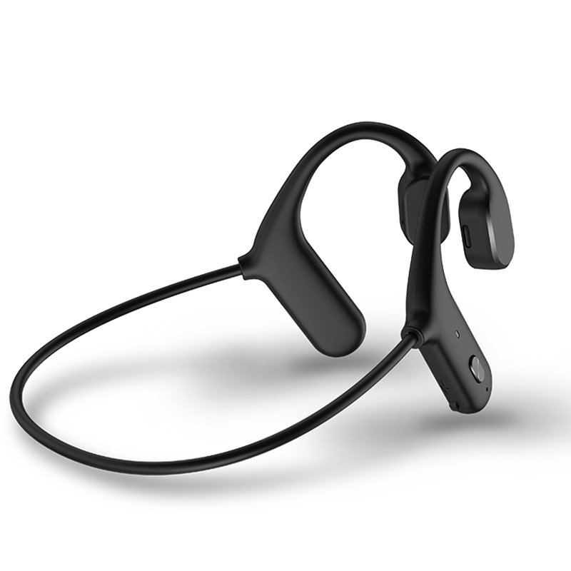 KS20-auriculares inalámbricos de conducción ósea, cascos deportivos impermeables con Bluetooth 5,0, magnéticos, con reducción de ruido y micrófono