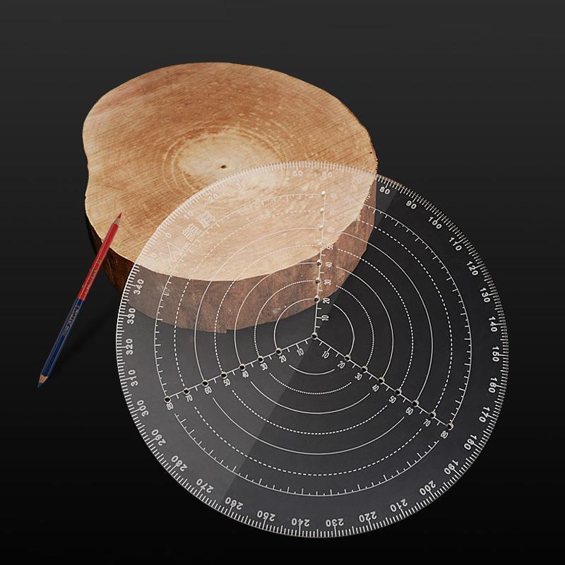200Mm/300Mm Center Finder Markering Tool Helder Acryl Tekening Kringen Voor Houtwerk Craft