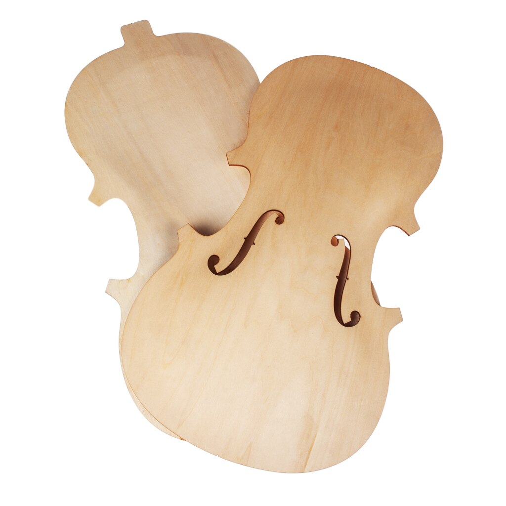 3/4 Violin Top And Back Solidwood Unfinished Violin Parts For 3/4 Violin DIY Violin Parts Accessories