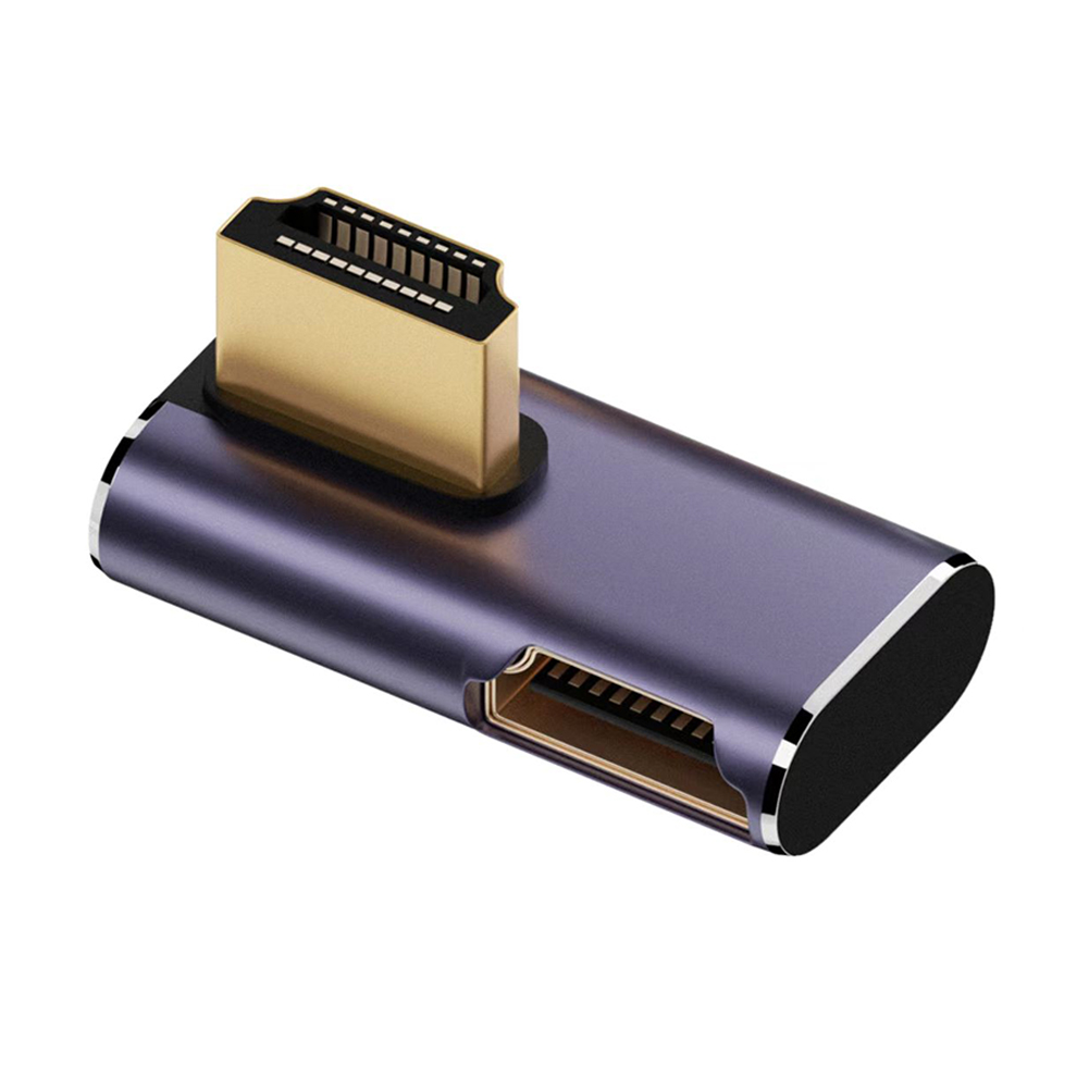 HDMI-compatibele adapter 90 270 graden haakse man-vrouw converter 8K HD-connector Mini / Micro HDMI-compatibele extender