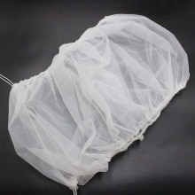 Pet Bird Bird Cage Cover Practical to use Cage Catcher Tidy Guard Cover Mesh Shell: White / L