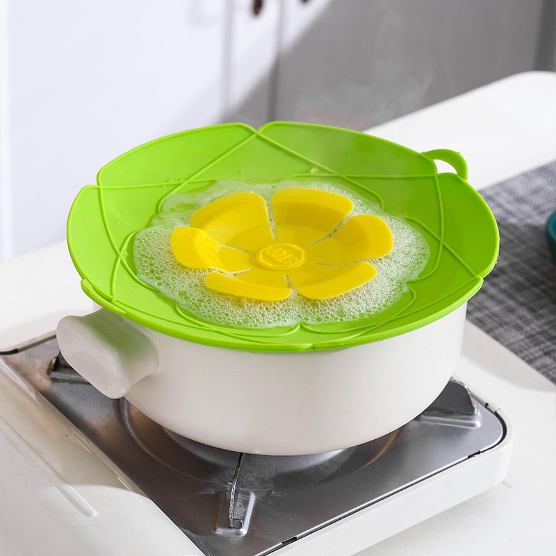 Couvercle de cuisine magique en Silicone, 26Cm, Anti-débordement, bouchon de déversement, accessoires, outils de cuisine