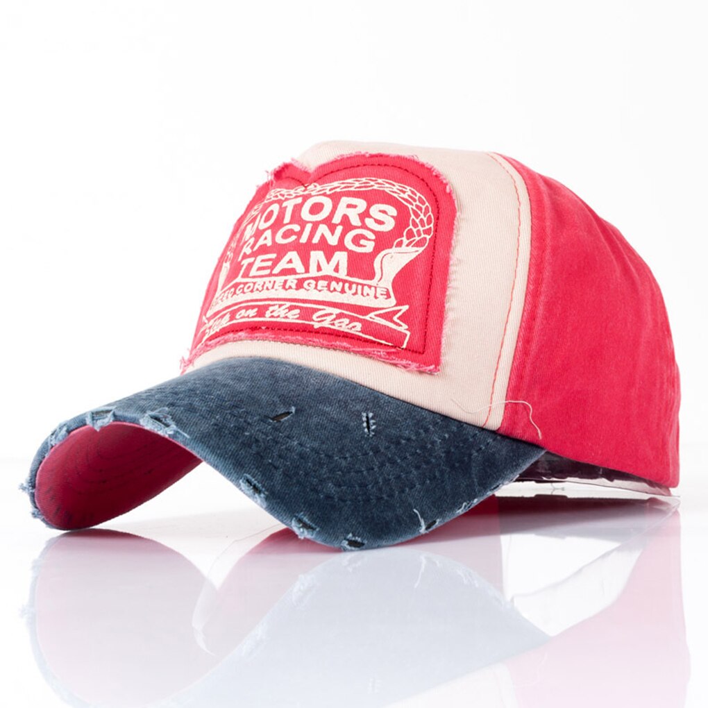Unisex Retro Baseball Cap Lente Vrouwen Mannen Casual Snapback Hoed Gewassen Katoen Vader Hoed Slijpen Vintage Brief Zonnehoed: NO6